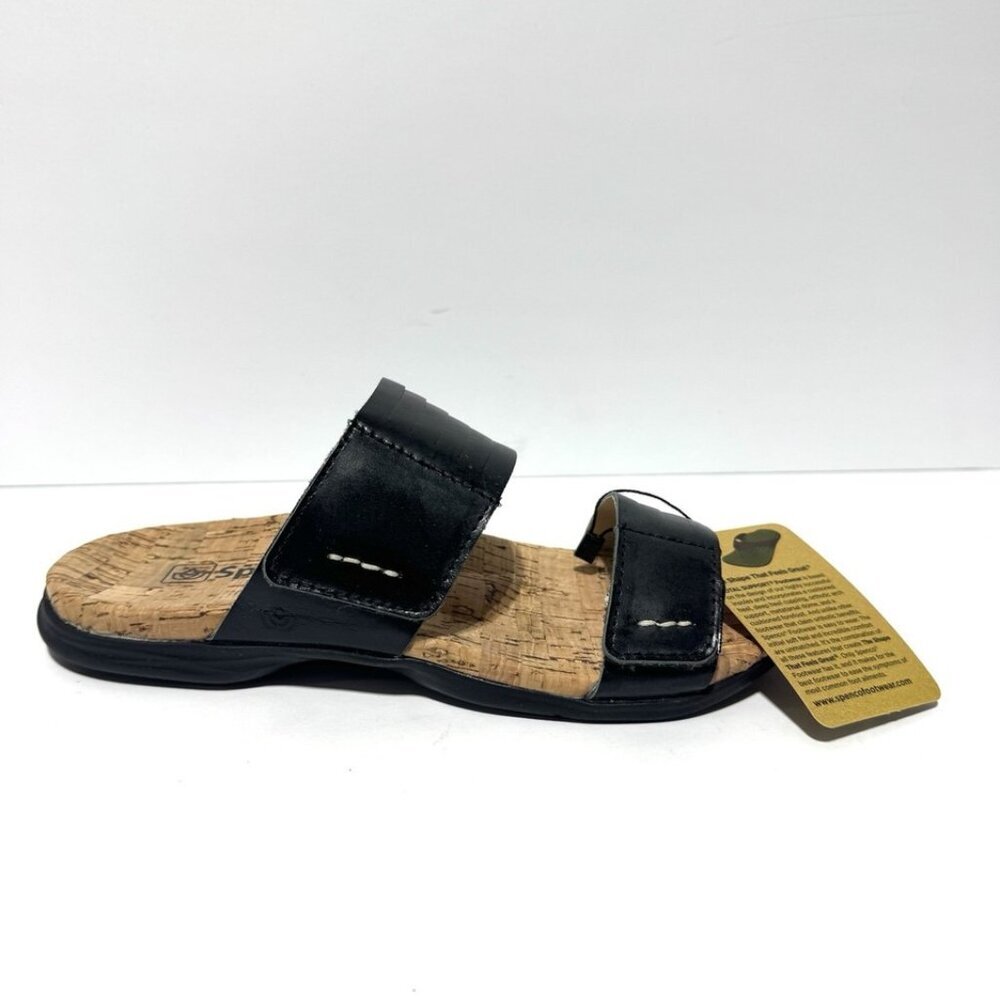 Spenco Womens Layla Sandal Black Size 7B